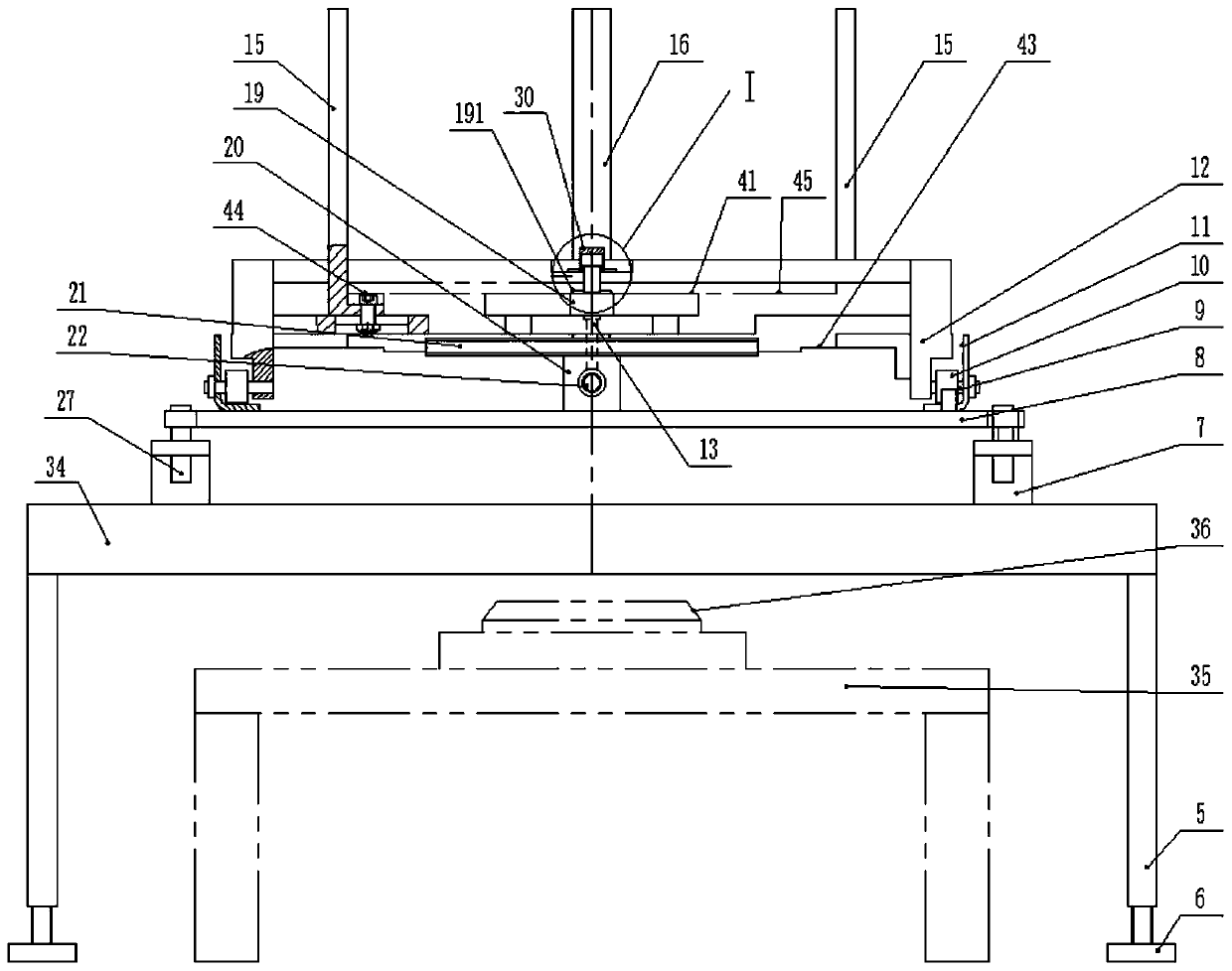 Motor silicon steel sheet blanking and feeding device