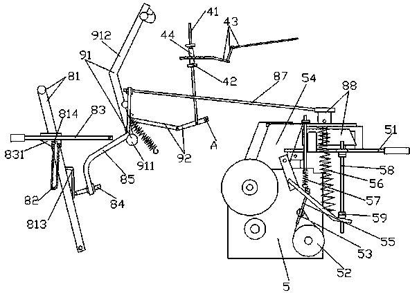 Multifunctional reel-type sprinkling machine