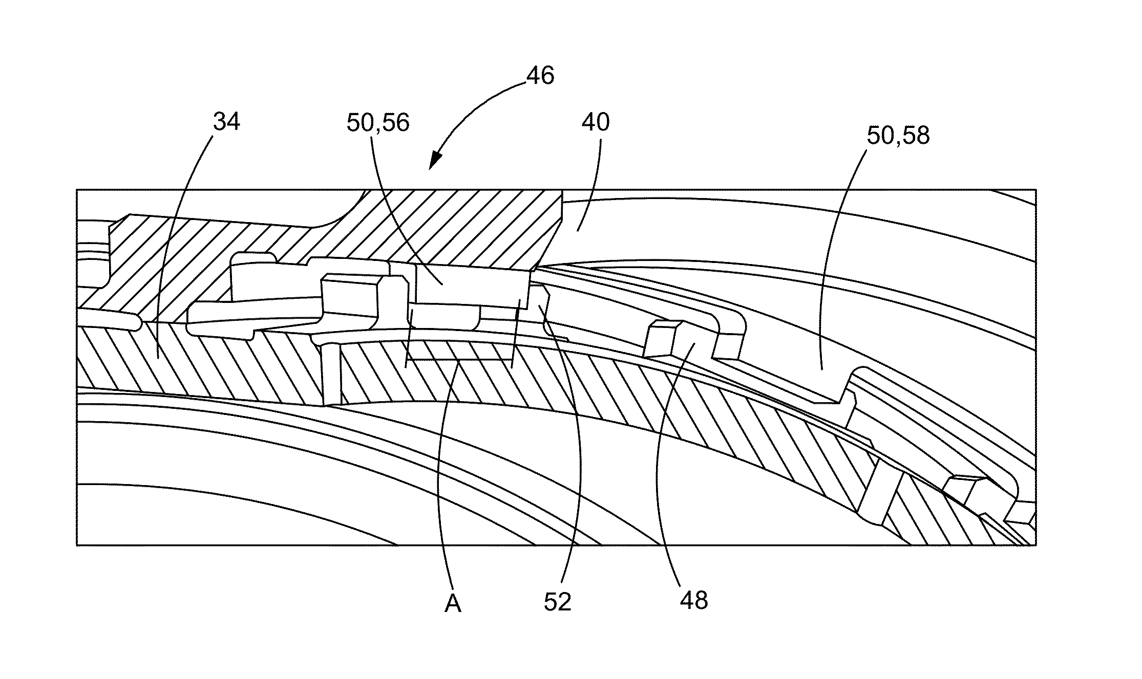 Lock for Retaining Minidisks with Rotors of a Gas Turbine Engine