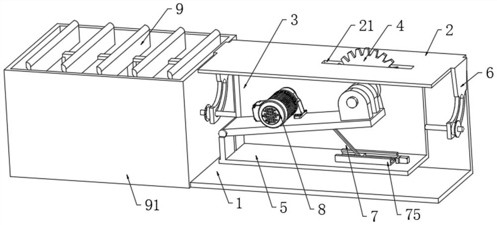 Machining equipment with energy-saving effect for aluminum alloy profiles for doors and windows