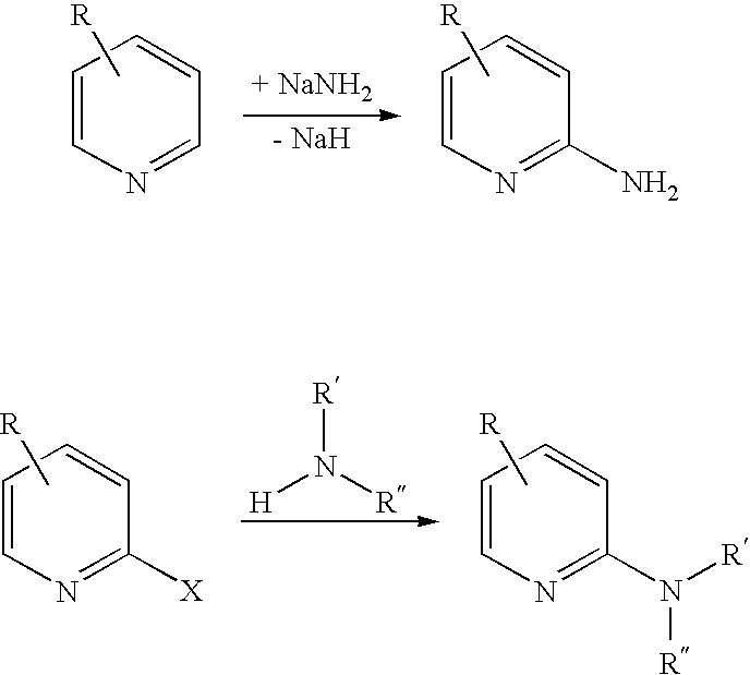 Process for preparing 2-amino-4- (haloalkyl) pyridine derivatives  by cyclizing suitable nitrile precursors with nitrogen compounds