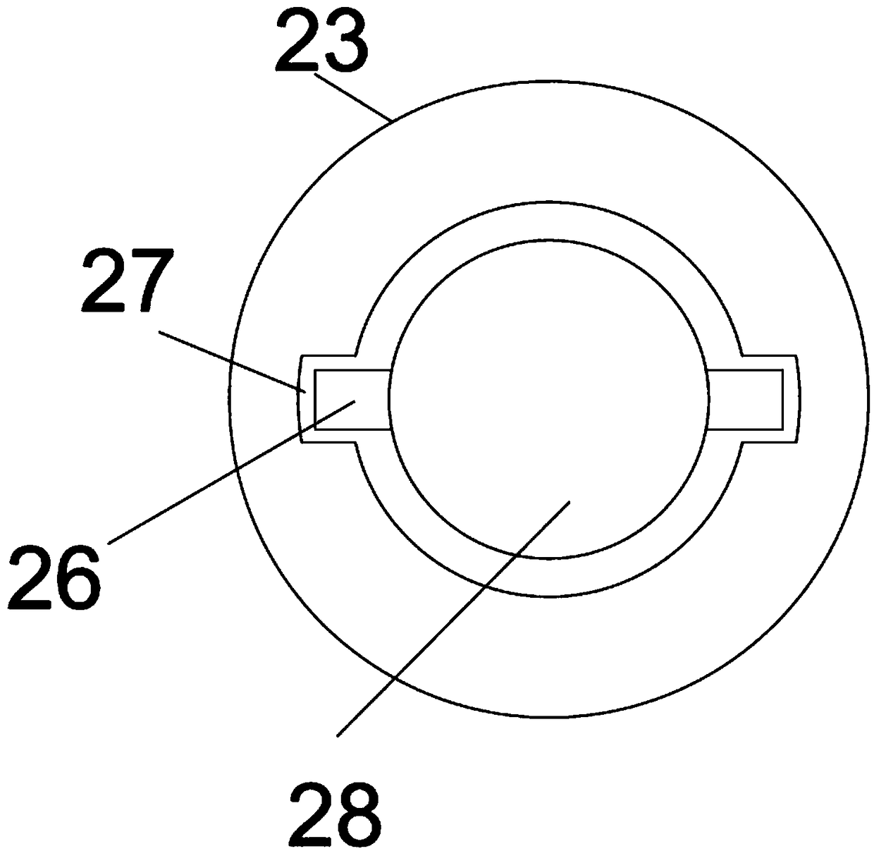 Stirring device of lubricating oil for machining