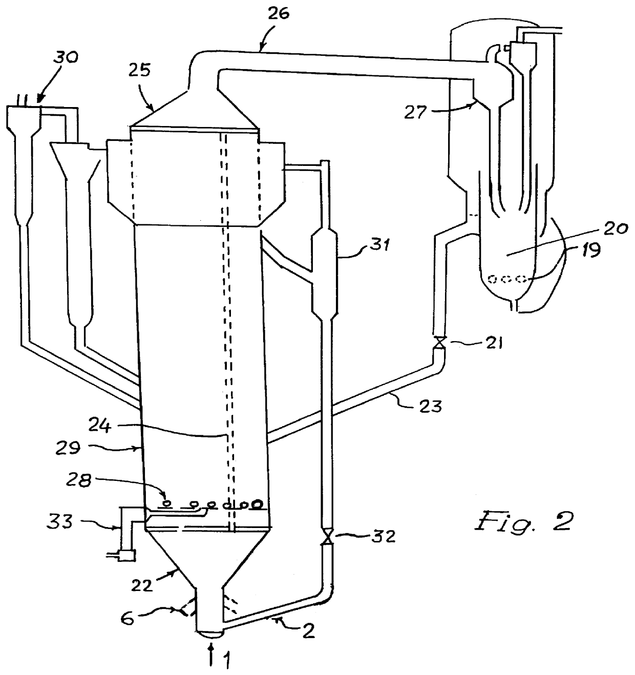 Fluidized catalytic cracking apparatus