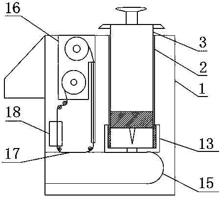 Detachable glucometer capable of automatically sampling and testing blood