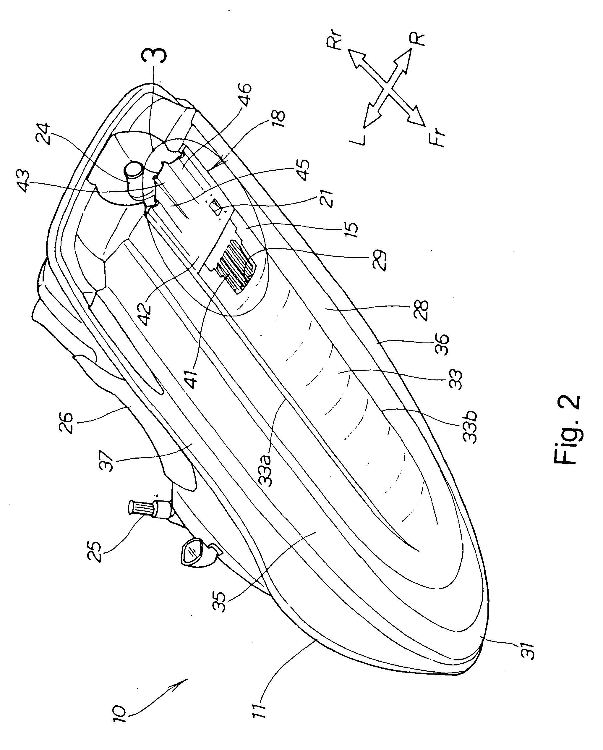 Water jet propulsion watercraft