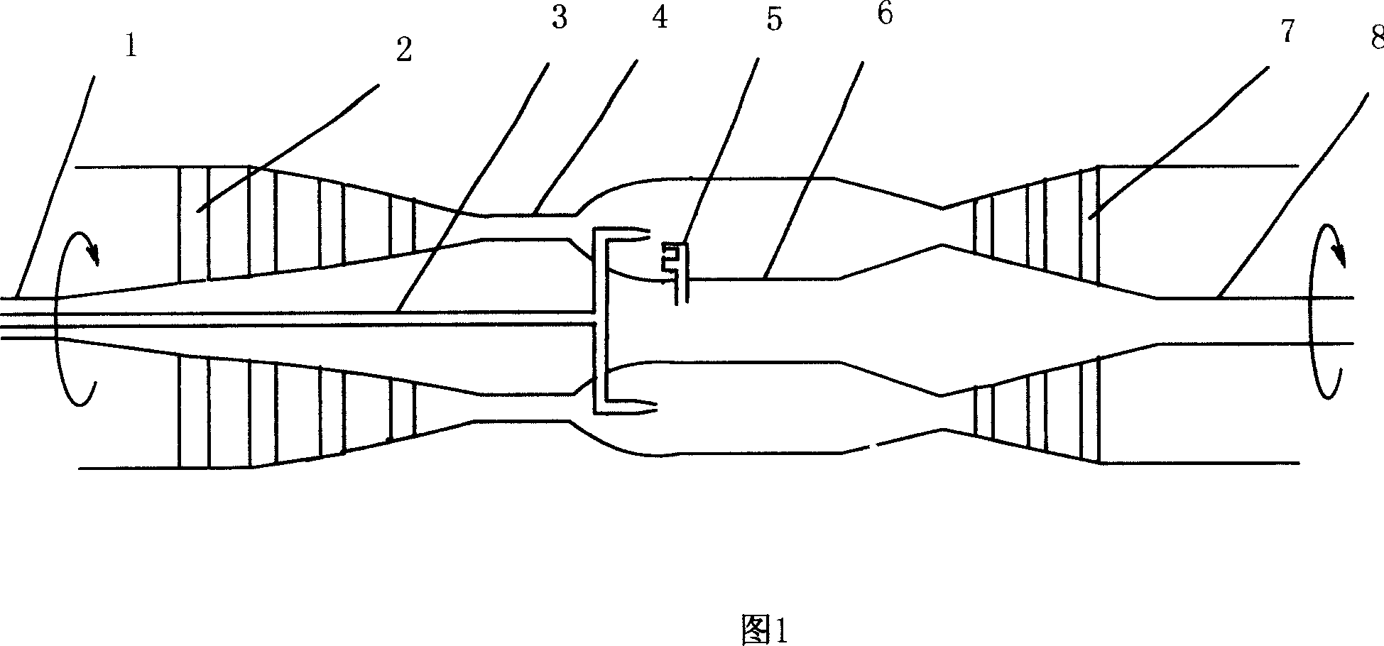 Rotary jet engine