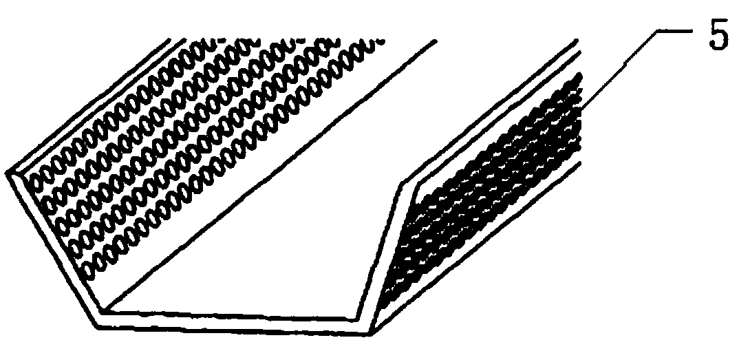 Novel ecological farmland drainage trench system