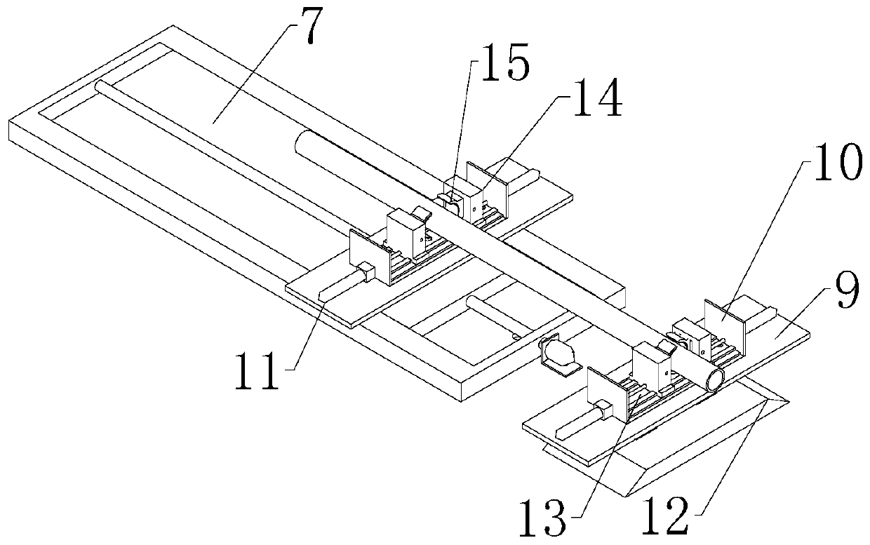 Machining device for circular pipe spiral groove