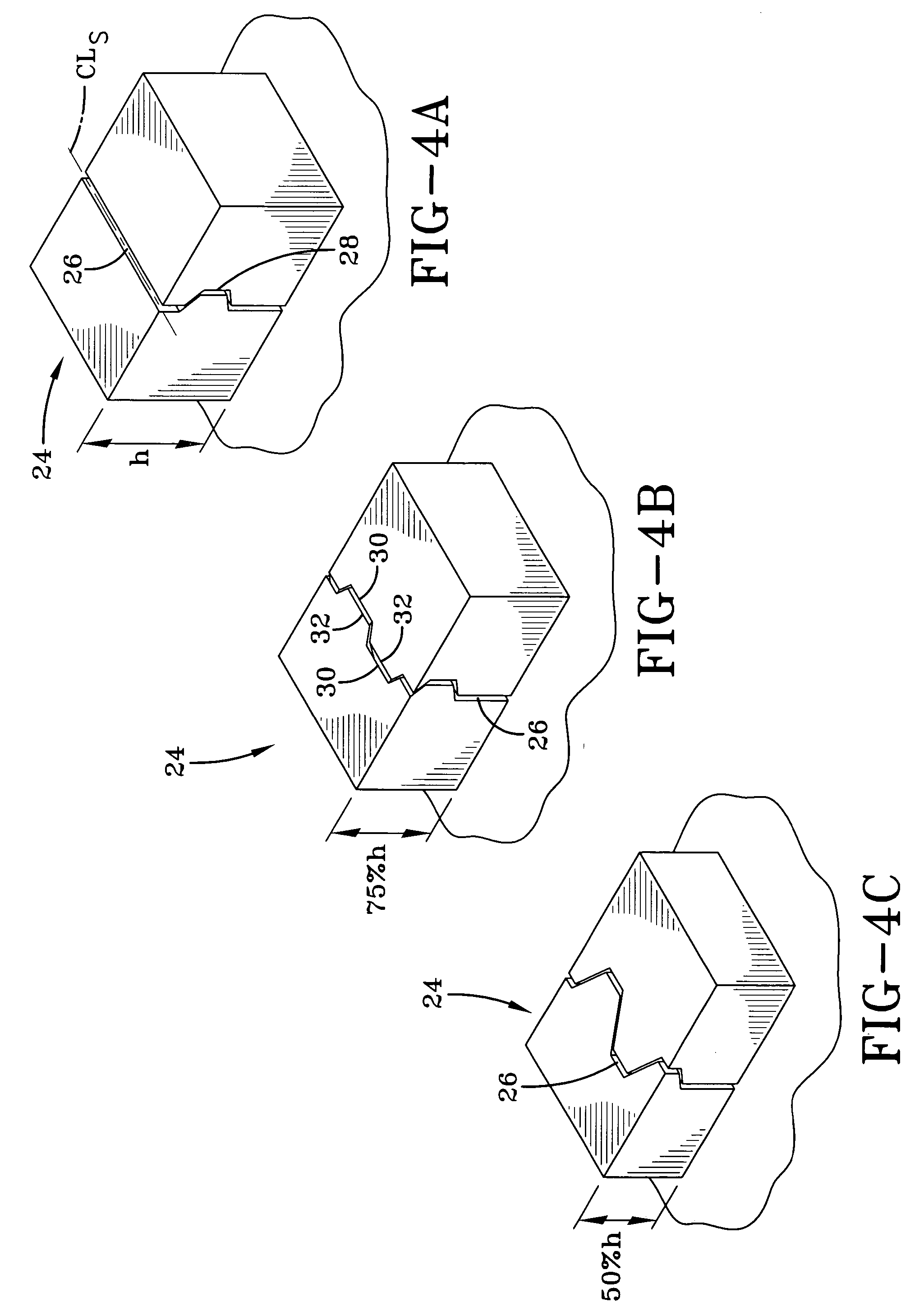 Three-dimensional sipes for treads