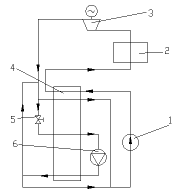 Transcritical low-temperature air energy generating set