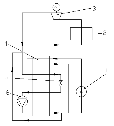 Transcritical low-temperature air energy generating set