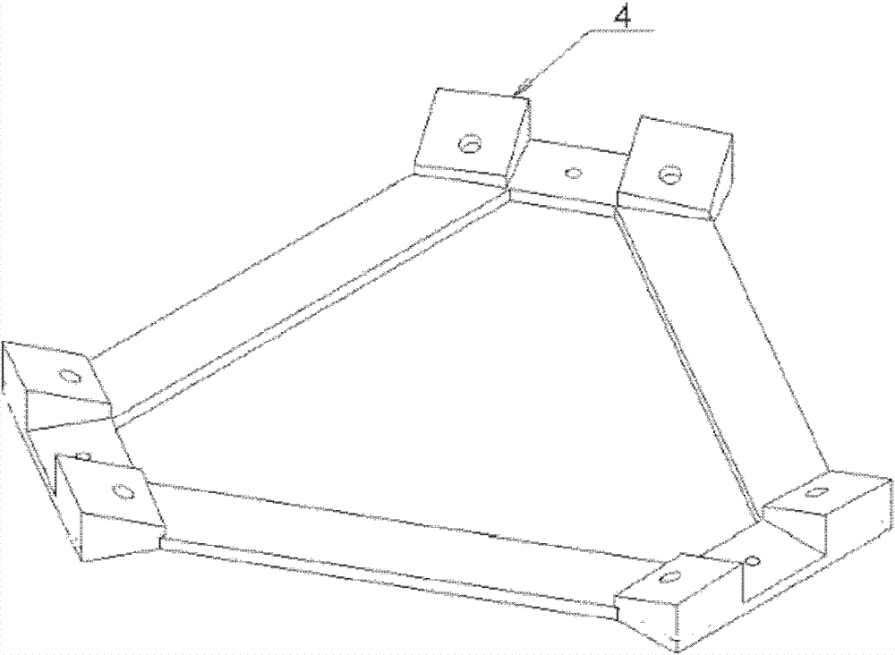 Parallel experimental device for six-degree-of-freedom gait simulation