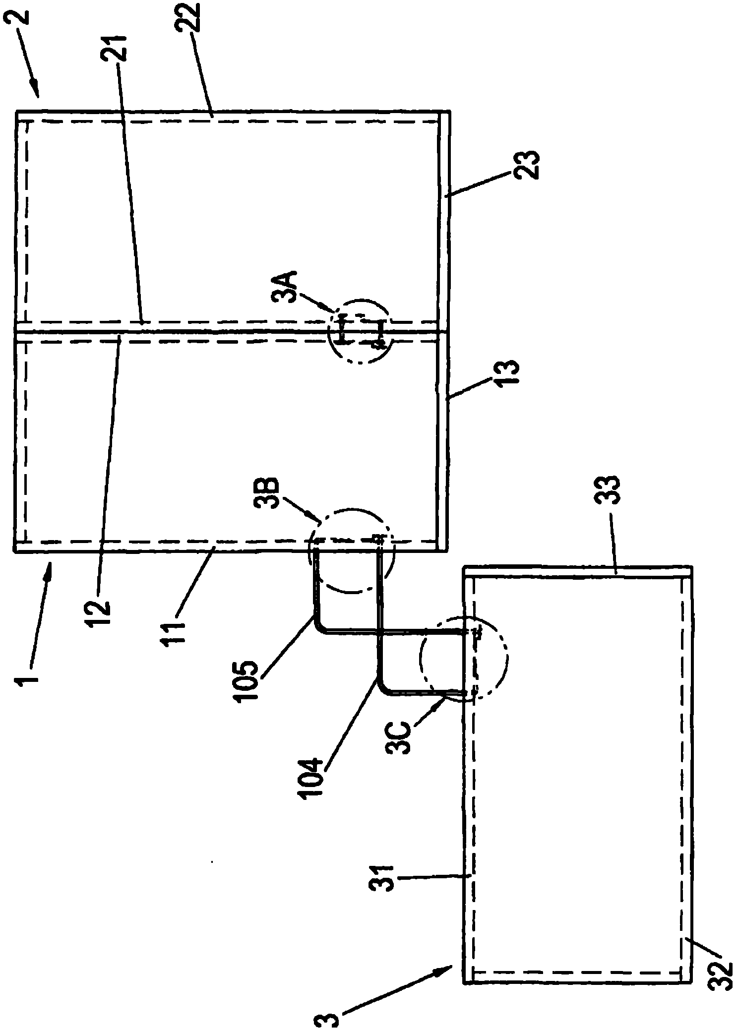 Device for synchronization of locking devices