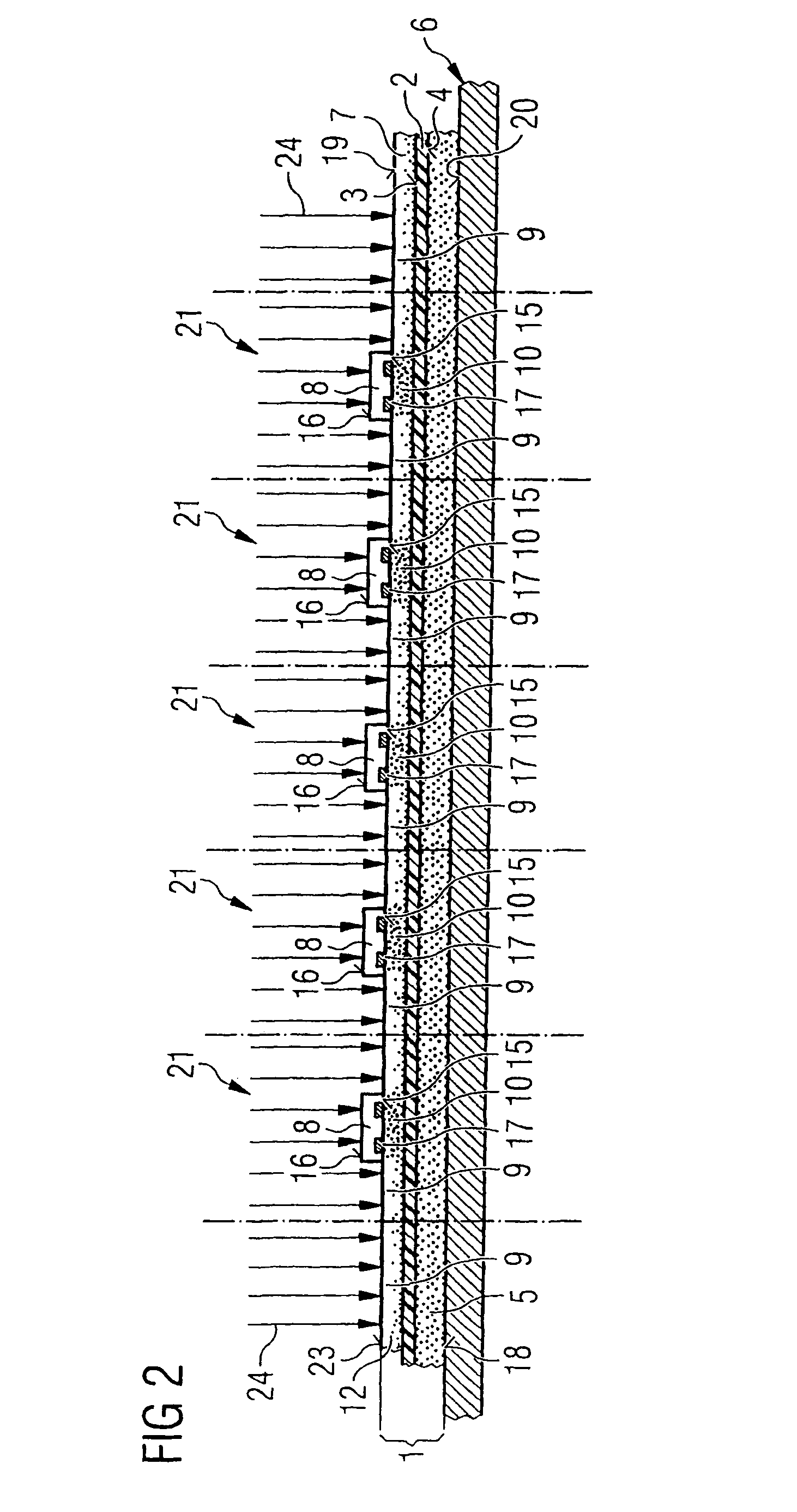 Carrier sheet with adhesive film and method for producing semiconductor devices using the carrier sheet with adhesive film