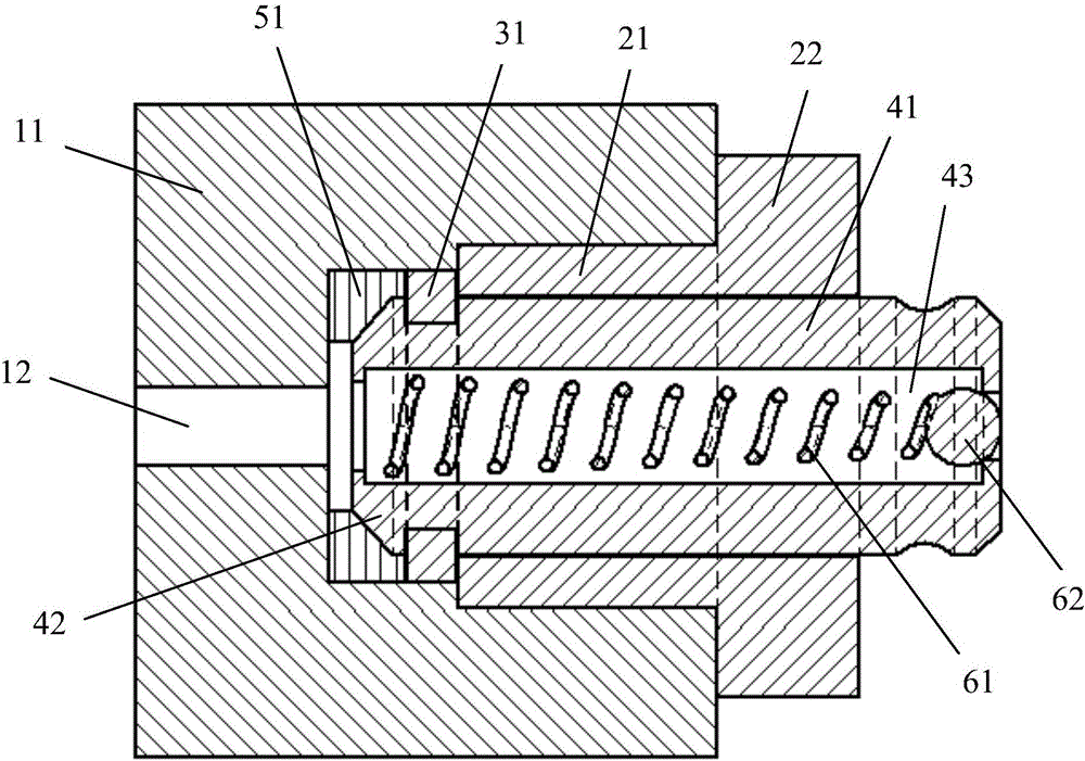 Grease nipple mounting structure