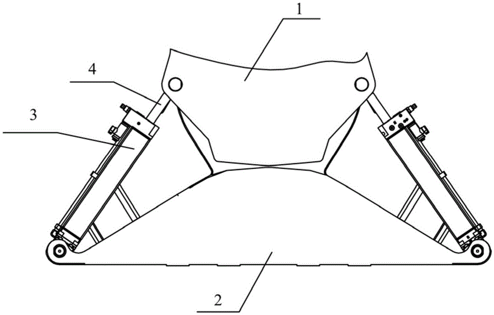 Hydraulic shock absorber and method for realizing safe turning of vehicle based on articulation system