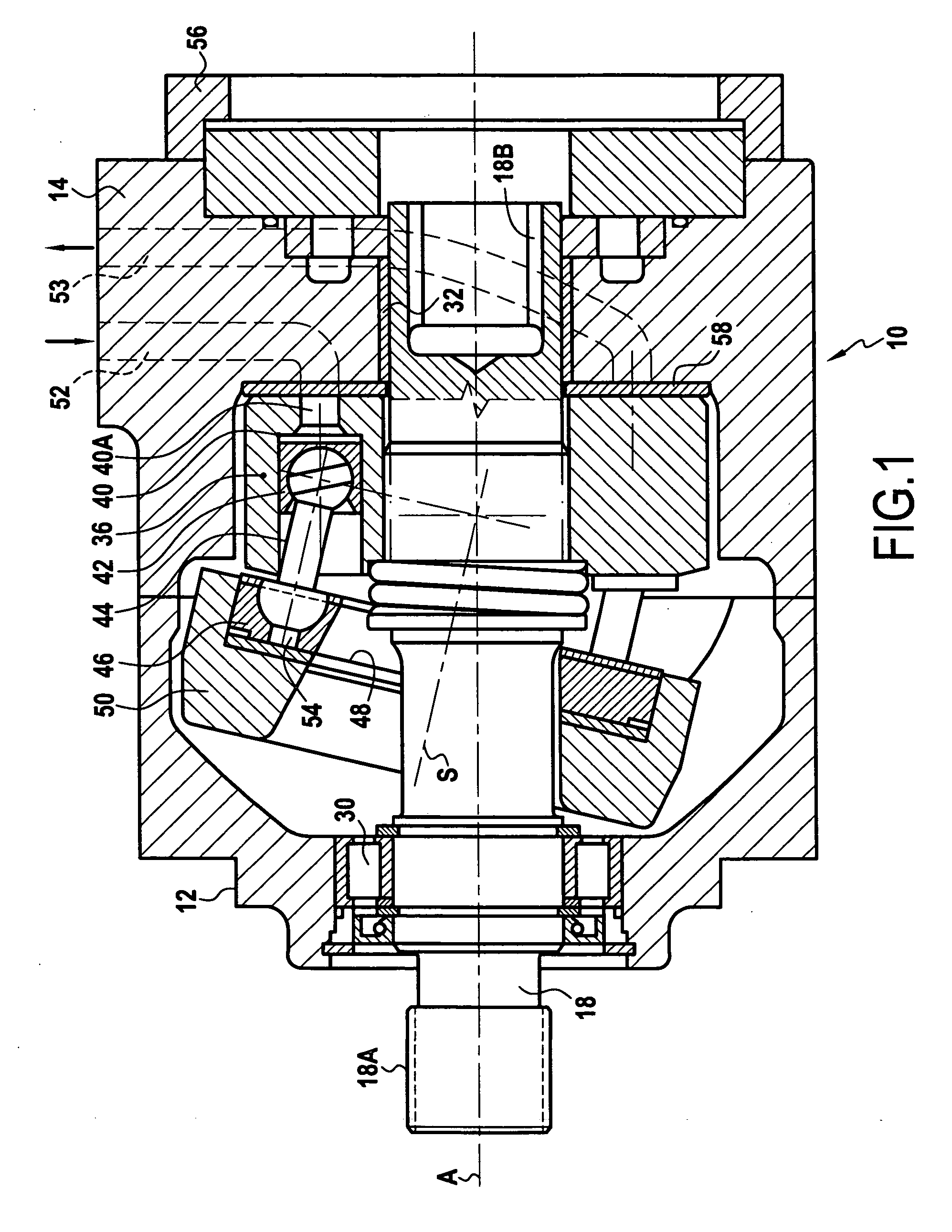 Tandem axial piston pump unit