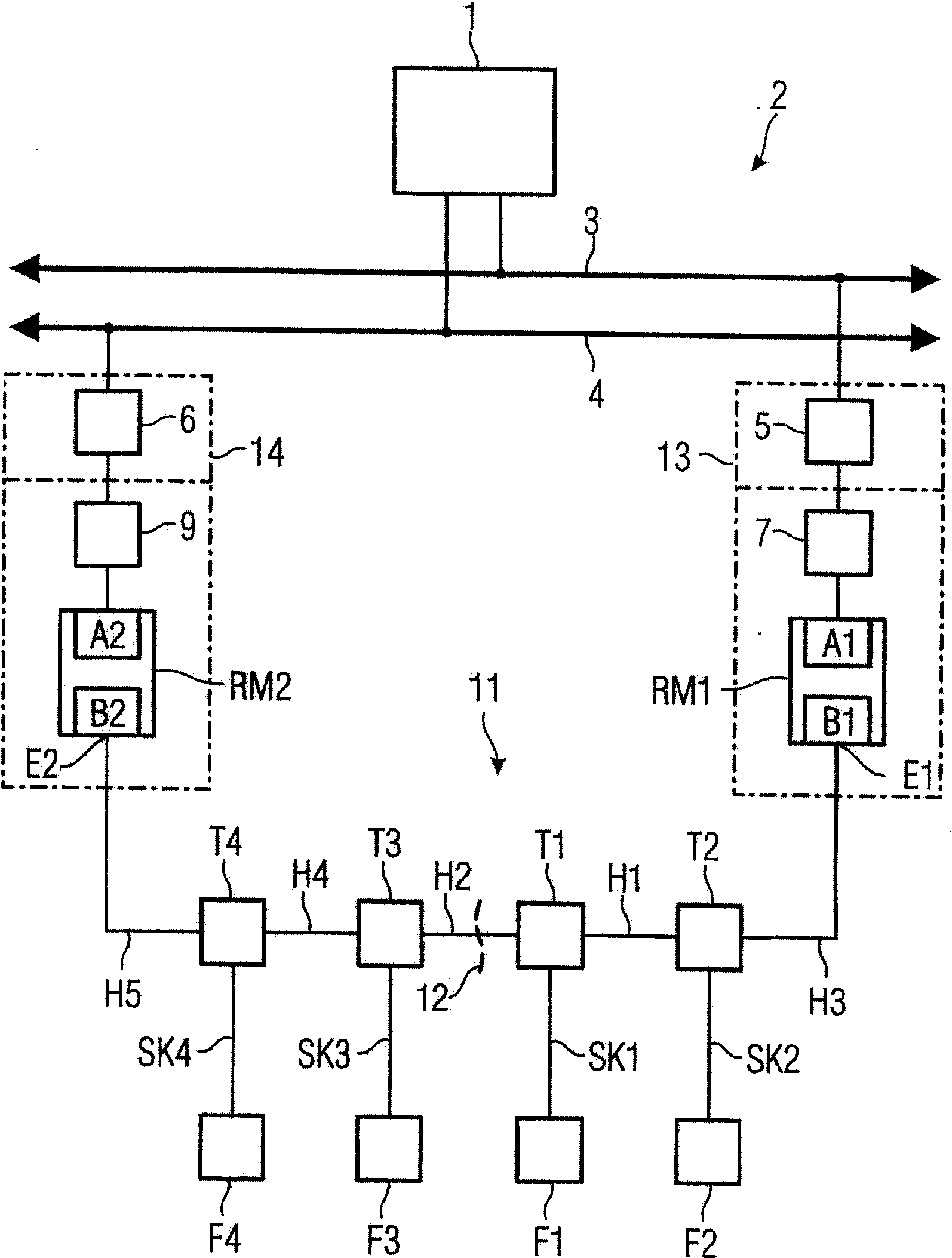 Method for operating a network