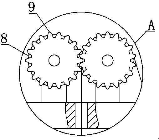 Cleaning and drying device for chemical fiber cloth