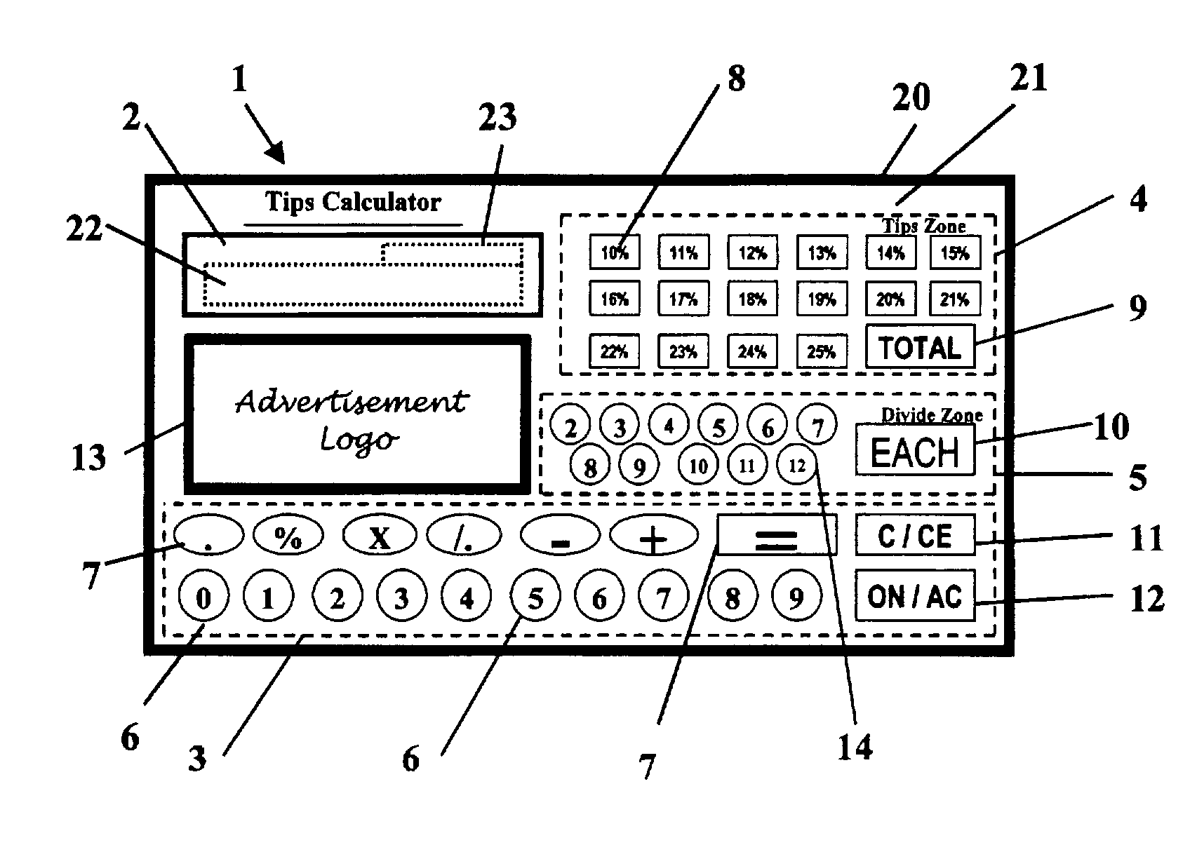 Tips calculator