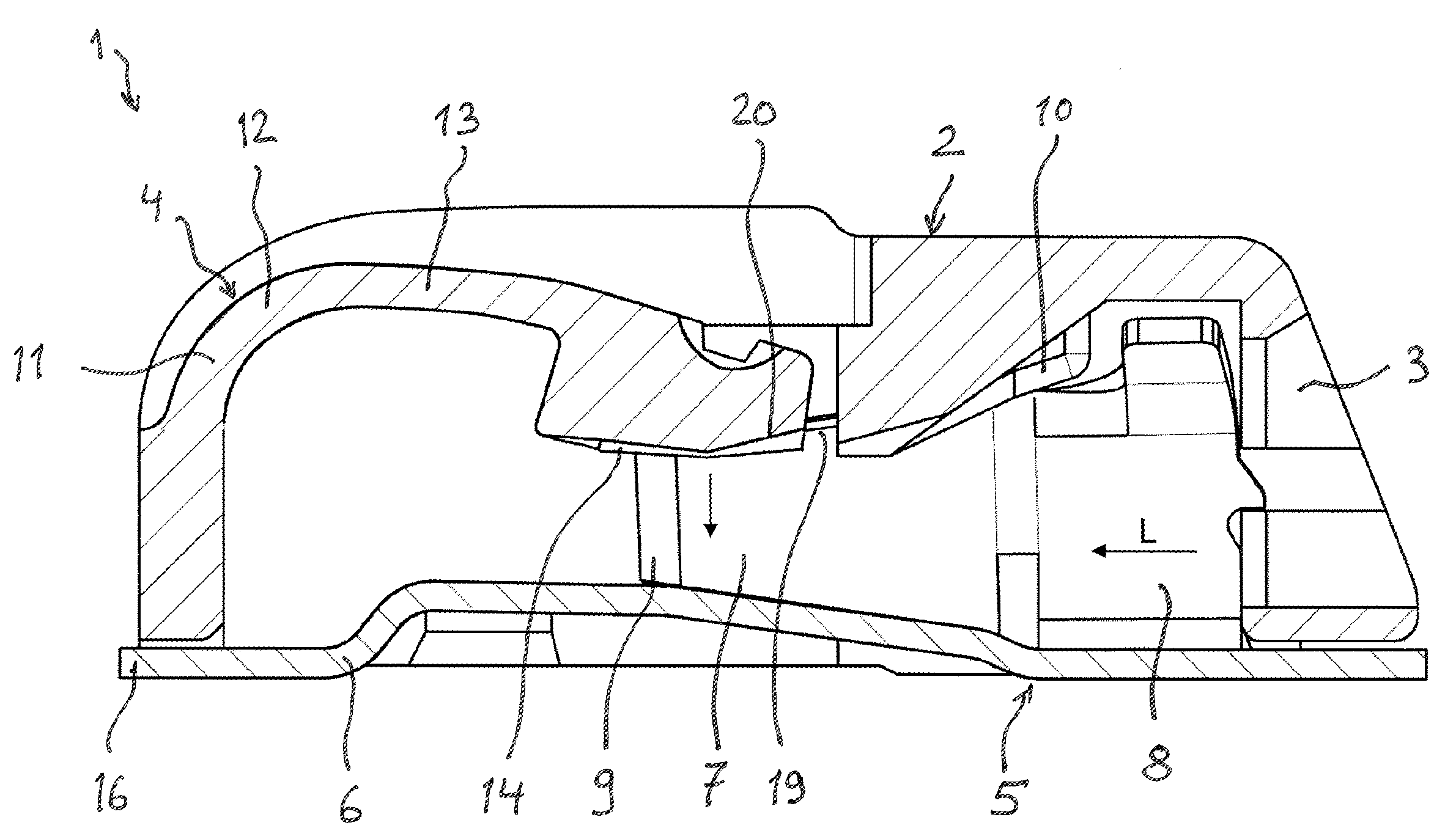 Conductor connection terminal having improved overload protection