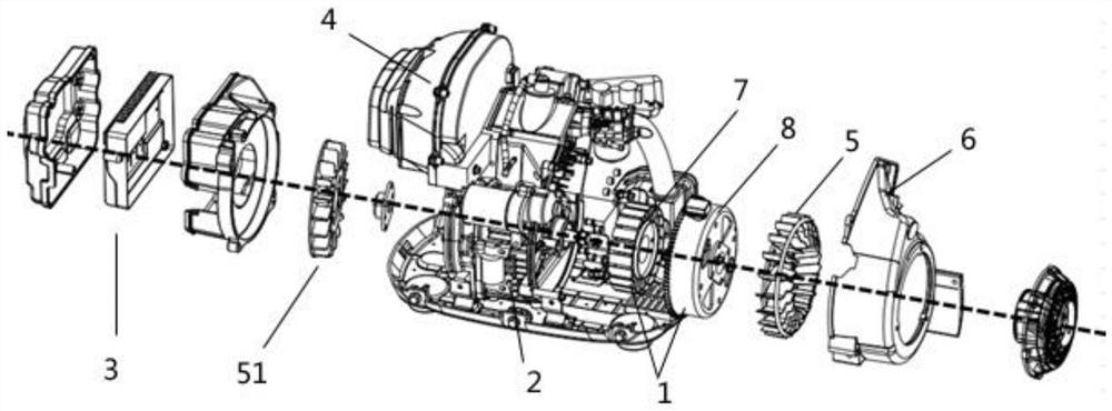 A duct type cooling frequency conversion unit and its layout