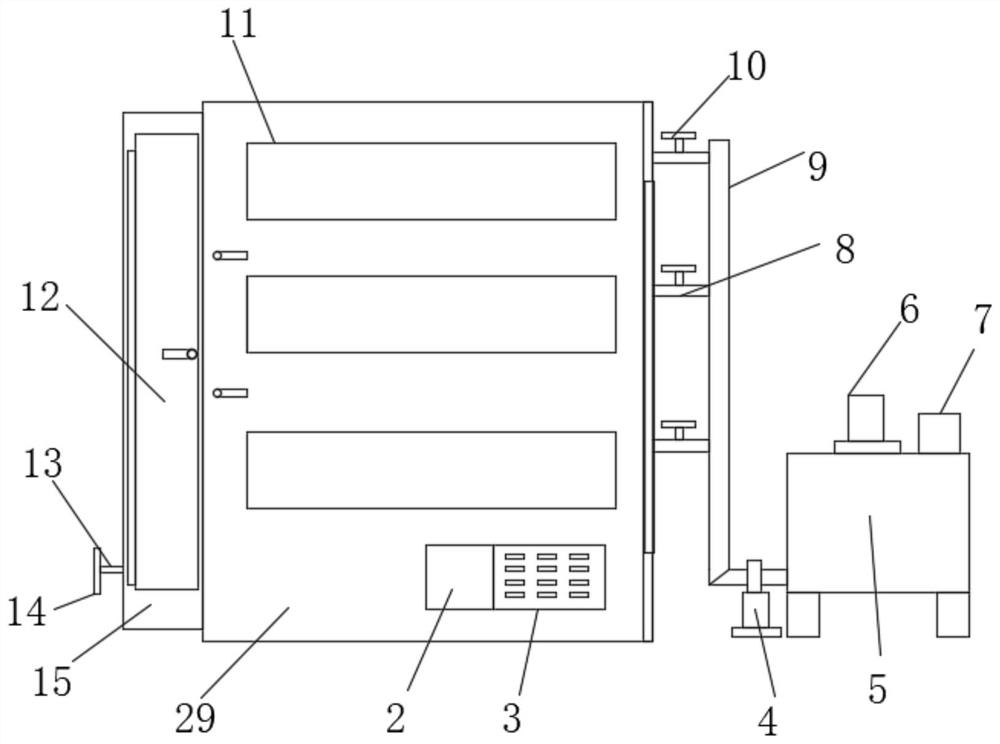 Seedling comparison cultivation device for pumpkin breeding