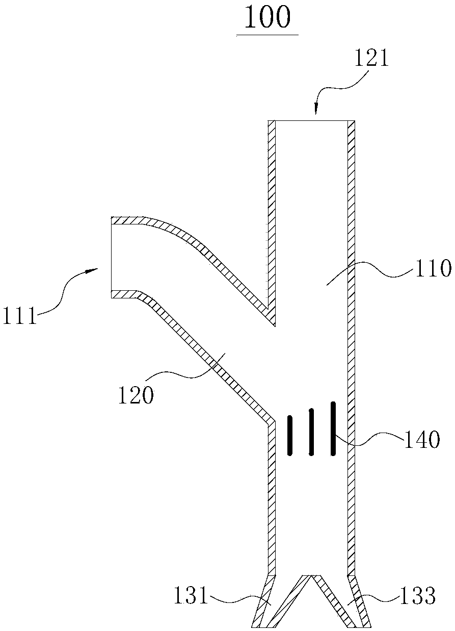 Air pipe and fan system