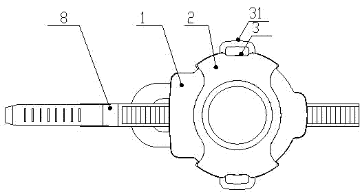 Binding tape with disposable password protection function