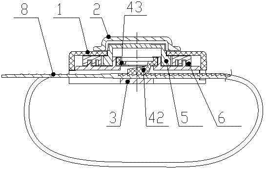 Binding tape with disposable password protection function