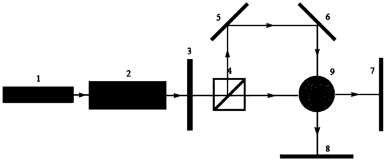 Small pipeline gas-liquid two-phase flow phase distribution optical detection system and method