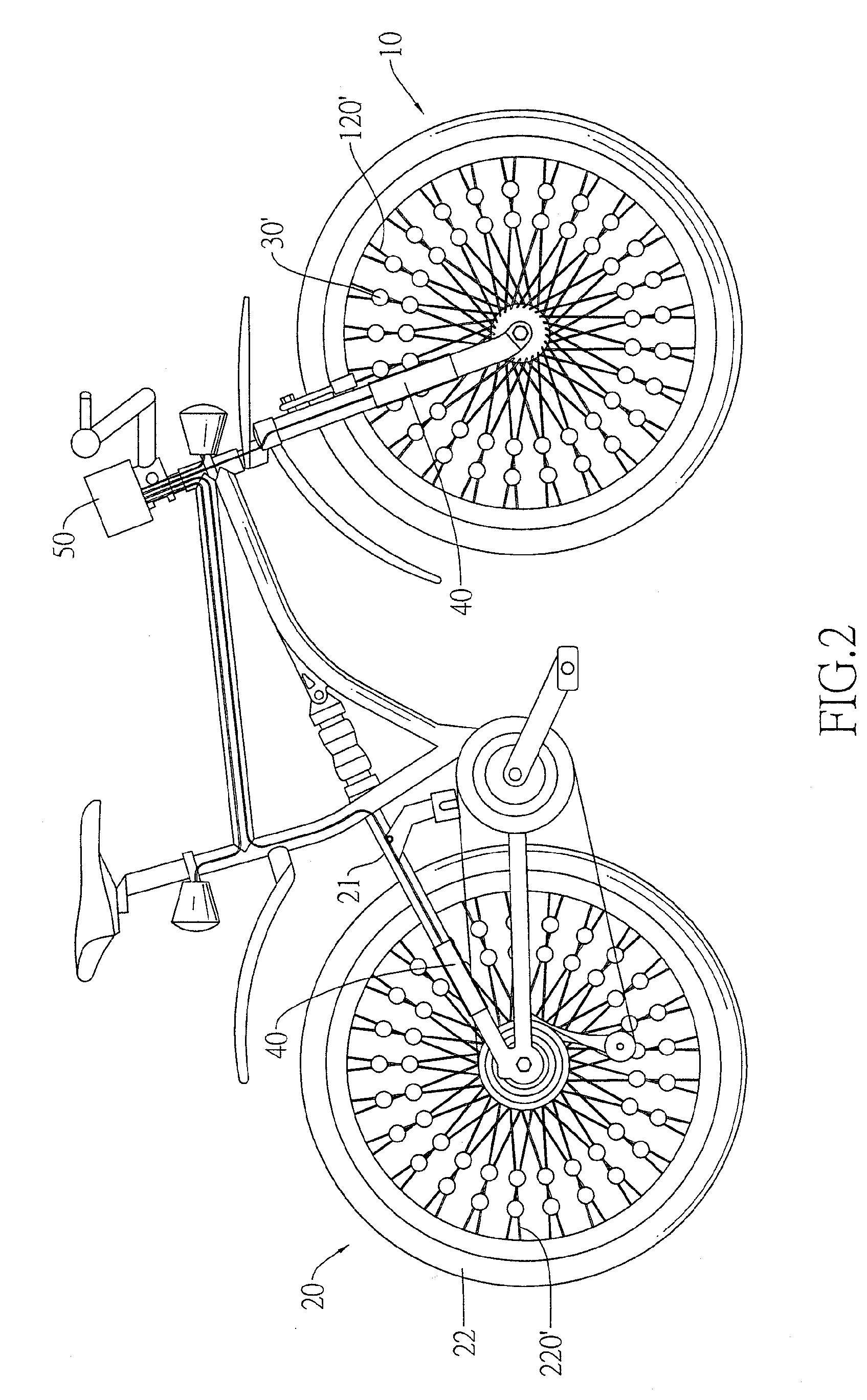 Bicycle with at least one generator