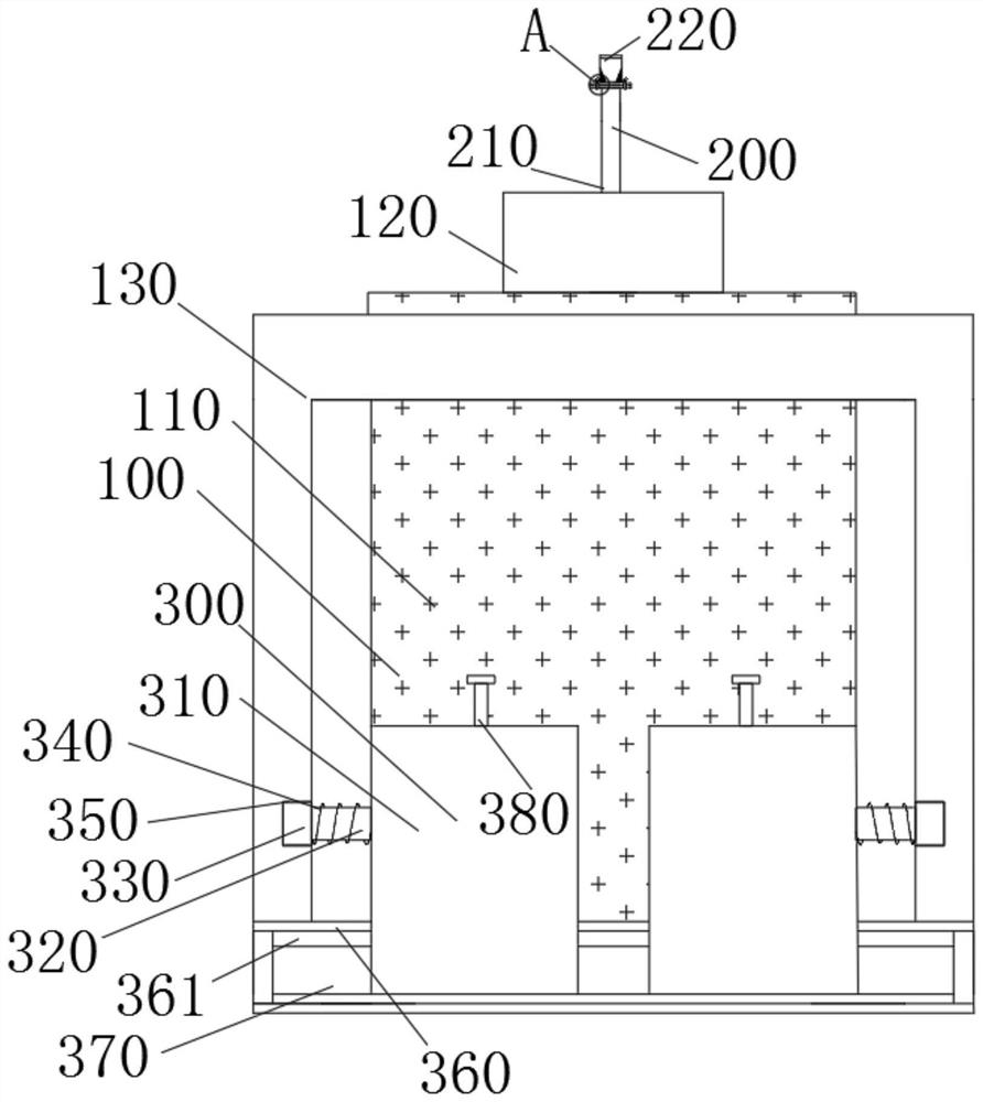 Anti-seepage drainage device used for common surgery department clinical operation