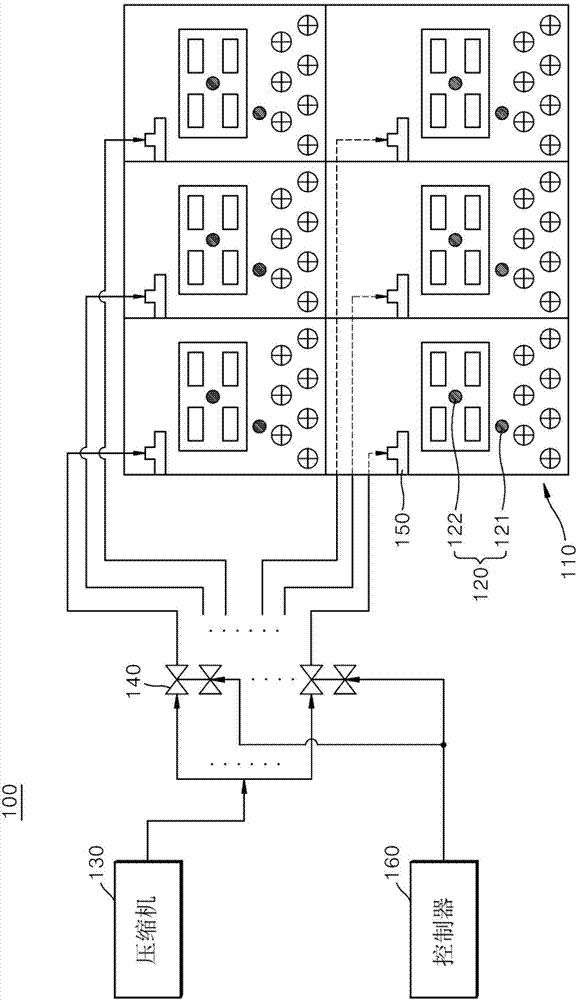 Cooling system for two-dimensional array power converters