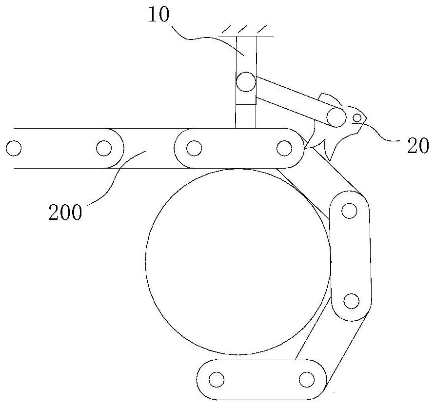 Chain cleaning device