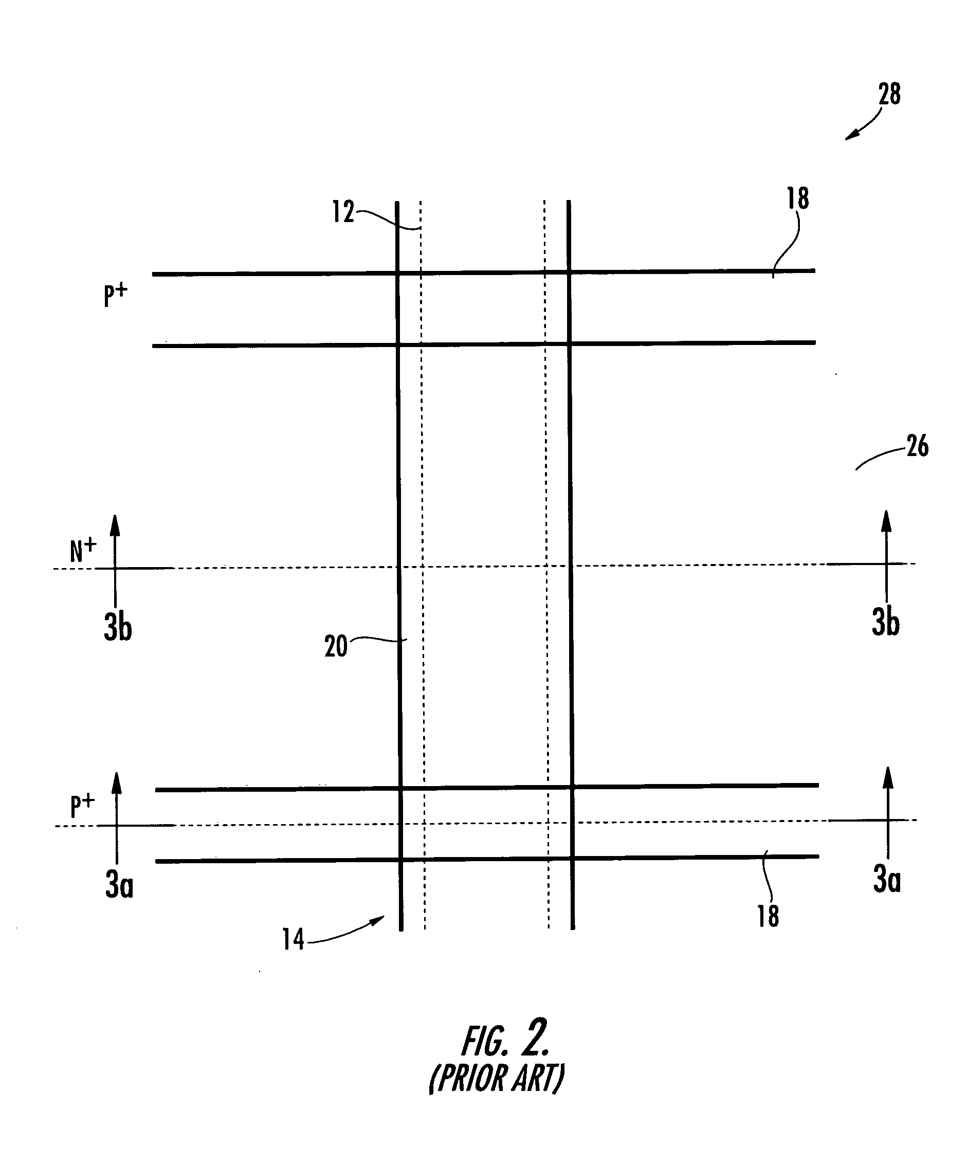 Power mosfet and method for forming same using a self-aligned body implant