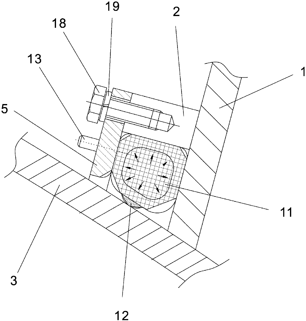 Compensable rocker arm sealing device