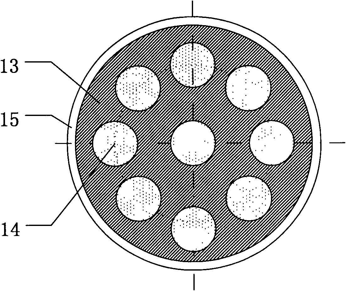 Simulation experimental device for natural hydrate geological stratification