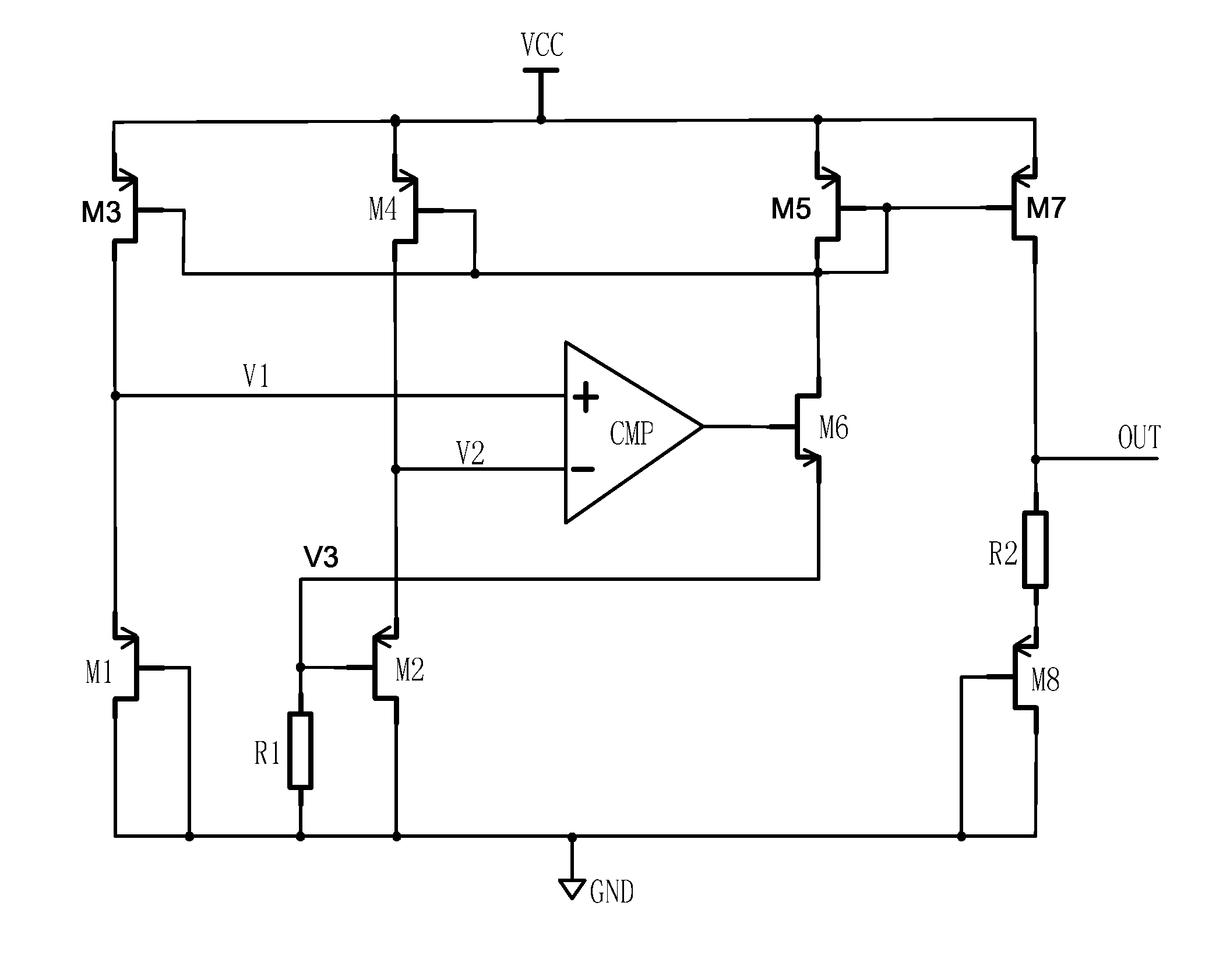 Circuit for outputting reference voltage