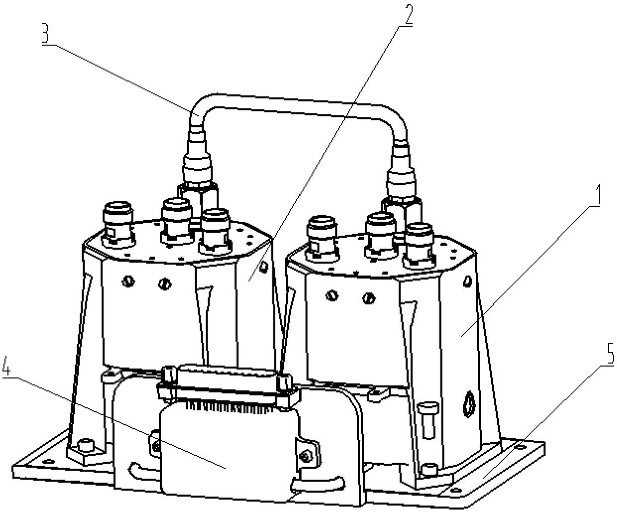 Modular and expandable microwave switch matrix