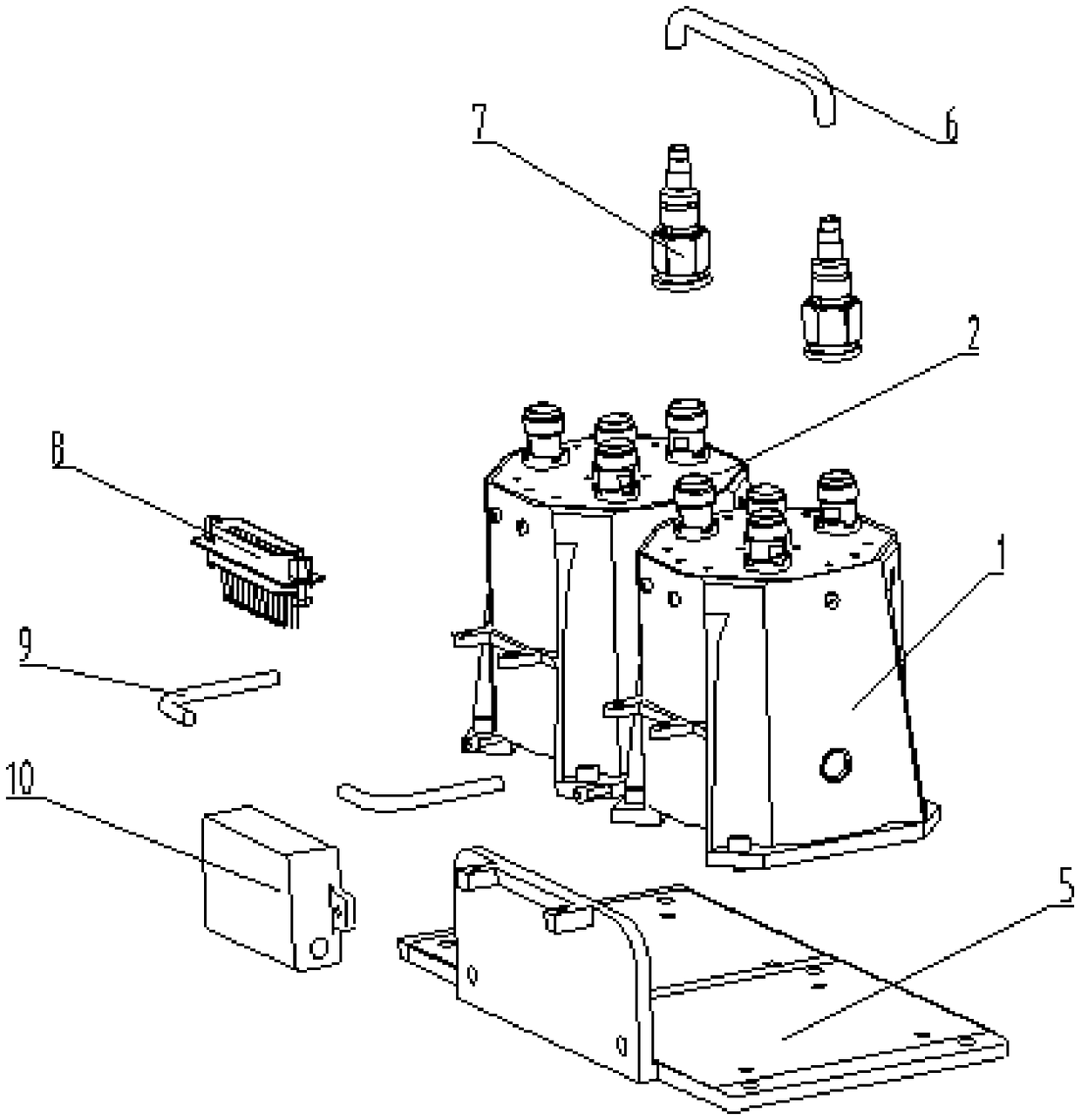 Modular and expandable microwave switch matrix