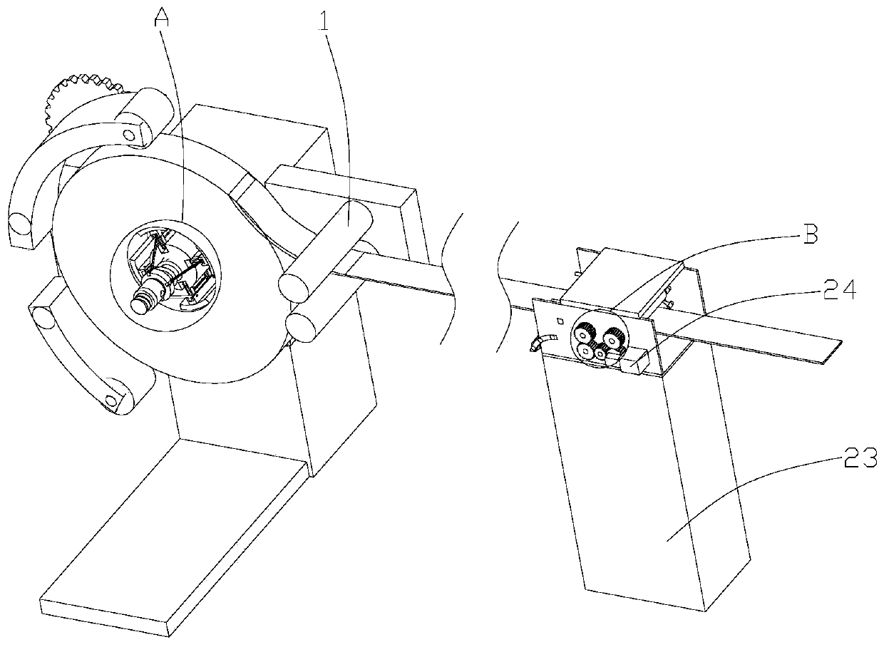 Automatic feeding equipment for die stamping