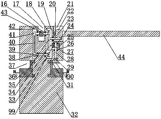 Device for improving passing efficiency of gates at entrances and exits of office buildings