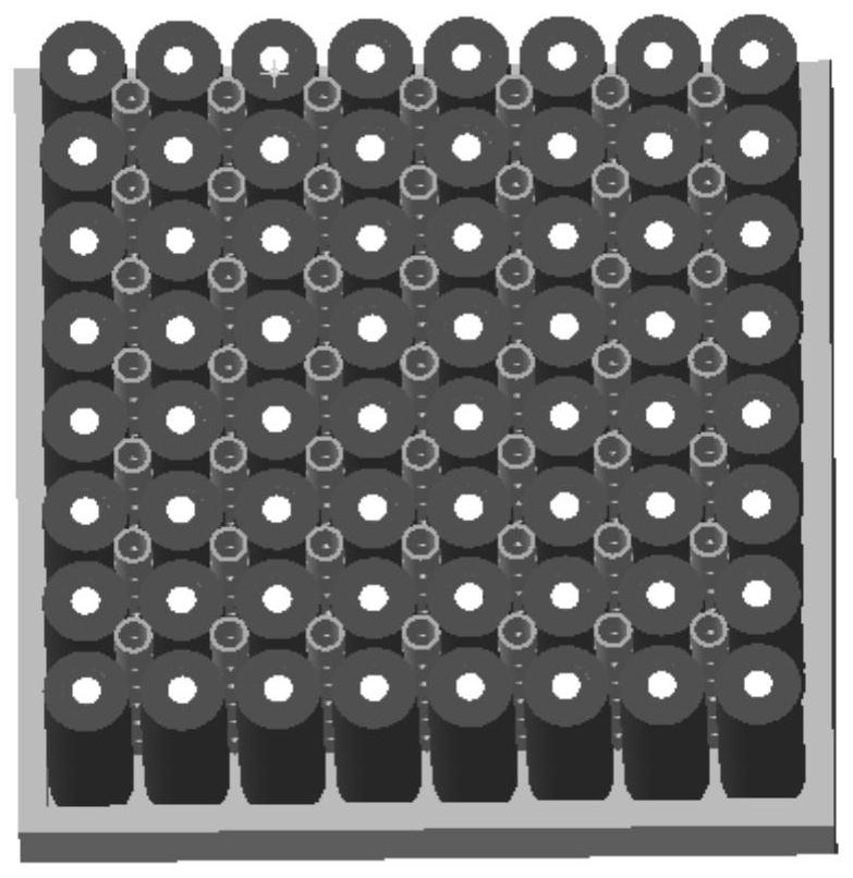 Cylindrical power battery module