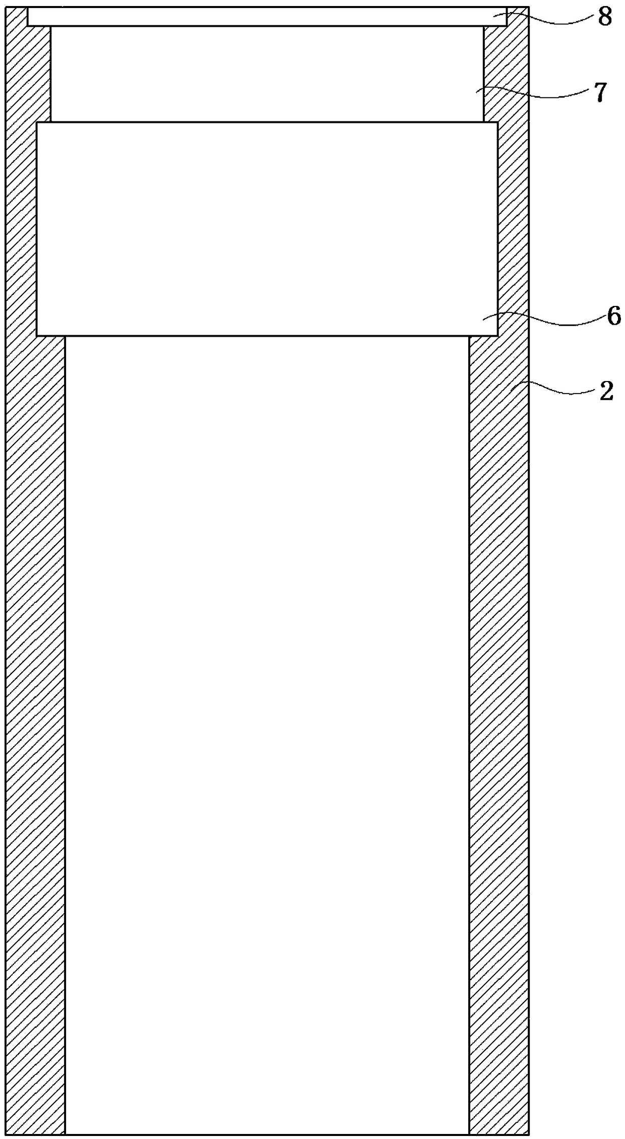 Positioning drum for filter element