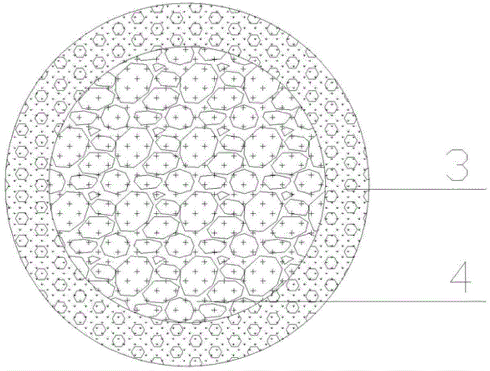 Soil salinity regulating rod