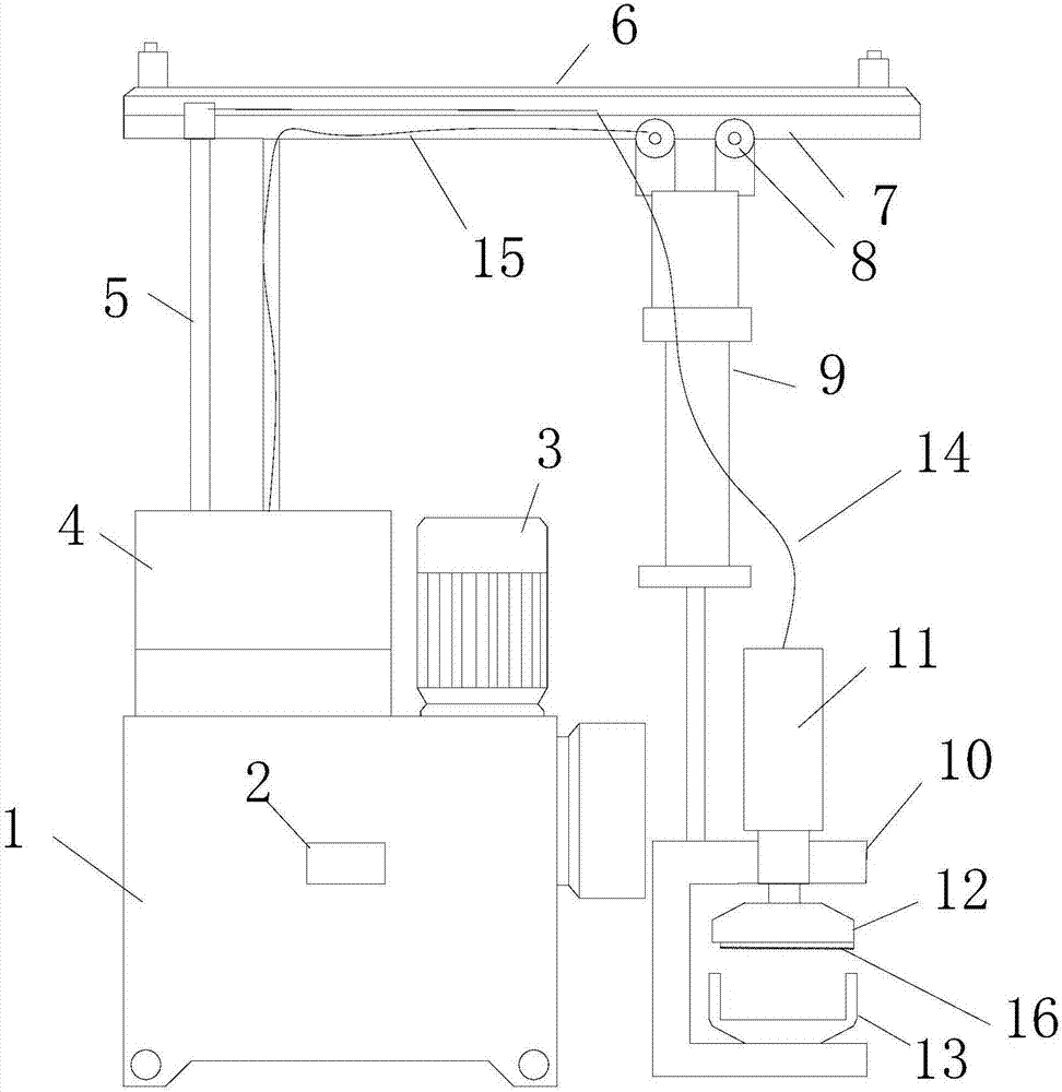 Casting smelting raw material transportation pulverizer