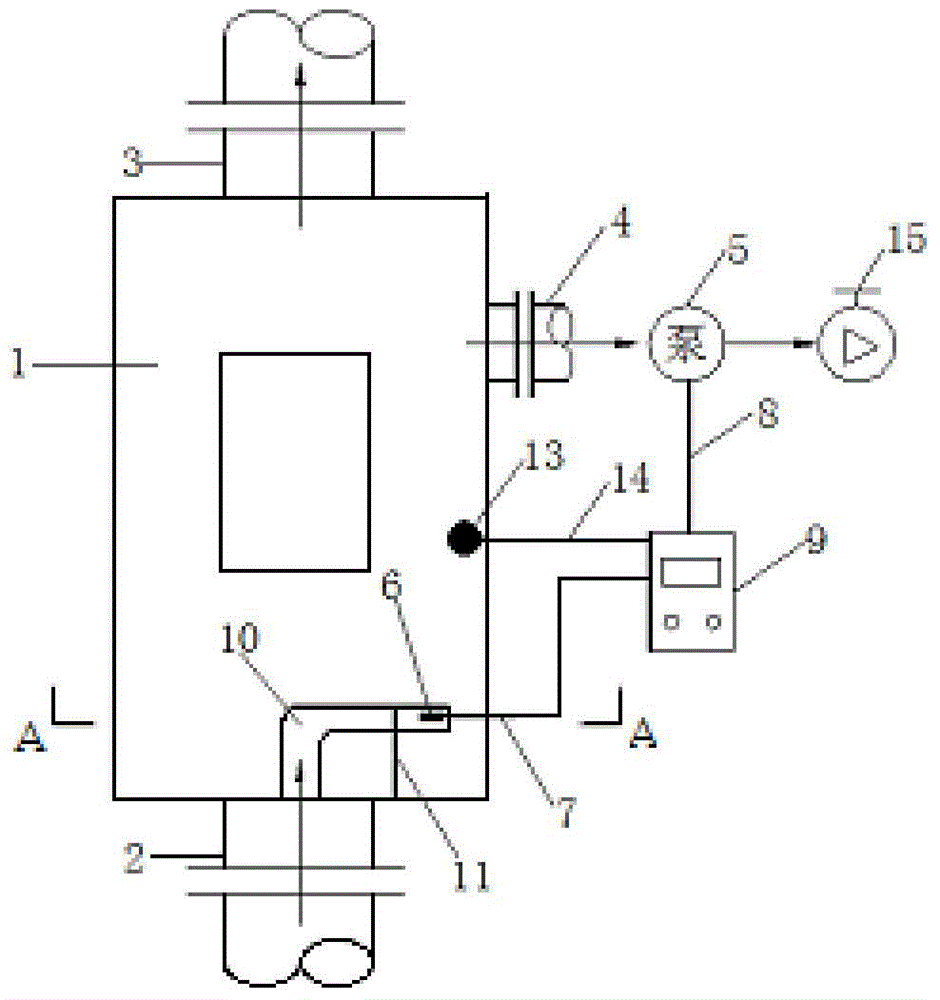 Quality and quantity differentiating flow guide tank used for high-pollution rainwater and drought flow sewage