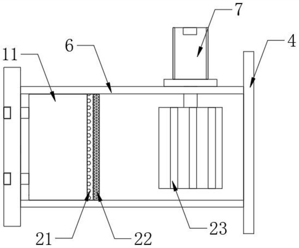 Air conditioner air cabinet with air inlet flow guide structure