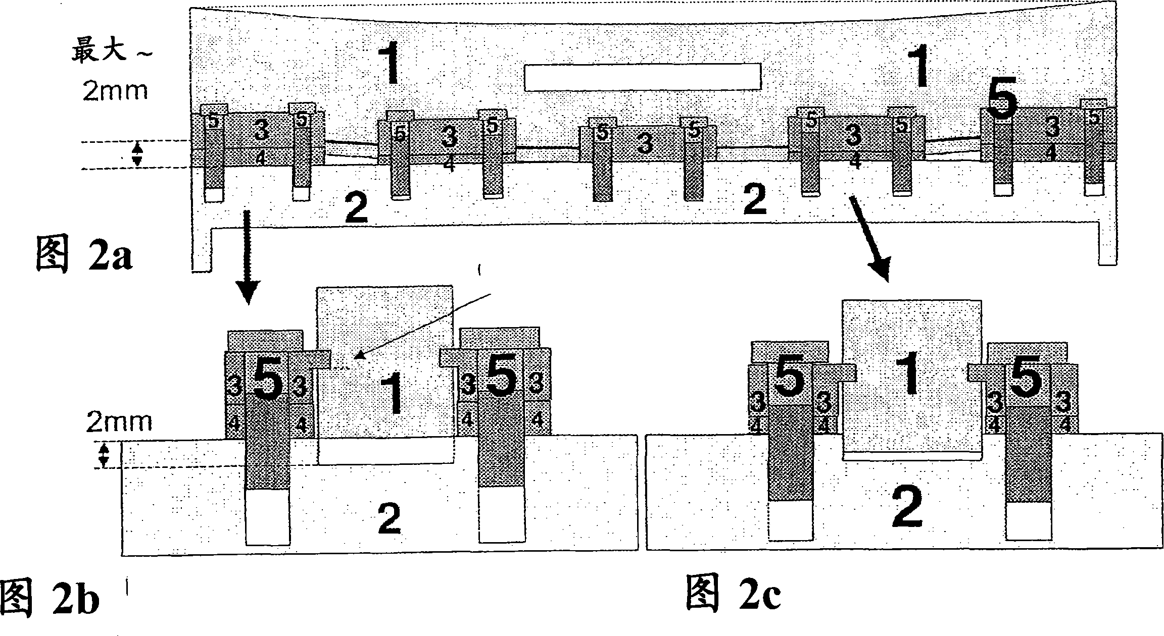 Vacuum processing chamber for very large area substrates